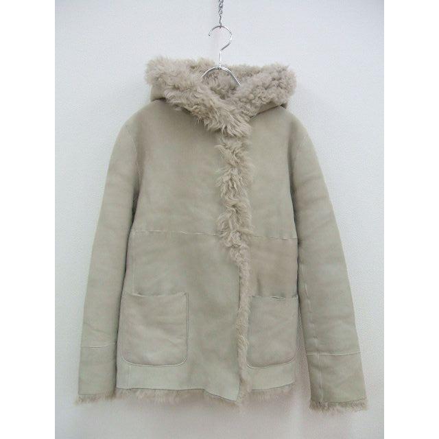 unknown ムートン 羊革 ジャケット ライトグレー アンノウン 中古 1 