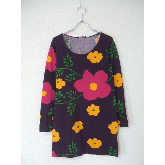 Marimekko ワンピース パープル マリメッコ 中古 レディース 1 0725m ブランド古着の専門店 ジージー 通販 Yahoo ショッピング