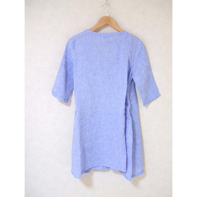 Fog Linen Work Flw リネンカシュクールワンピース 羽織 リトアニア製 ワンピース ライトブルー レディース フォグリネンワーク 中古 2 0128m ブランド古着の専門店 ジージー 通販 Yahoo ショッピング