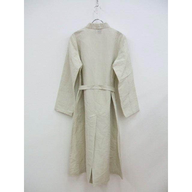 R&D.M.Co- 4997 コート リネンコットン アイボリー サイズM オールド  