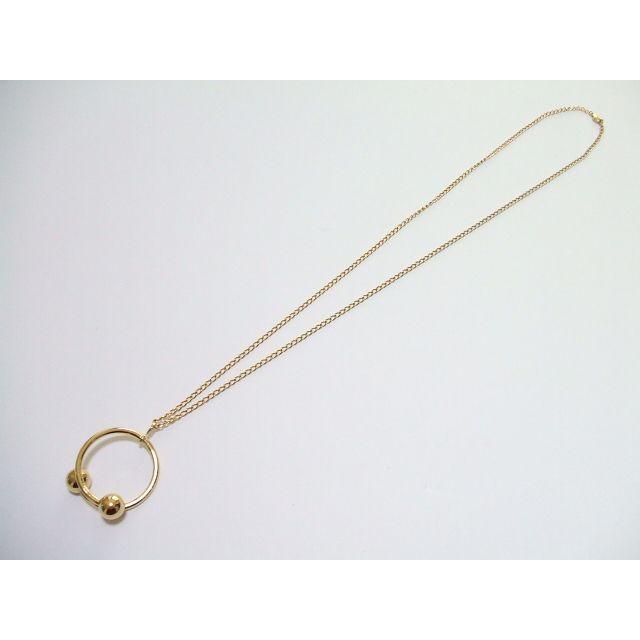 J.W.ANDERSON ピアスモチーフ ネックレス ゴールド レディース ジェイ 
