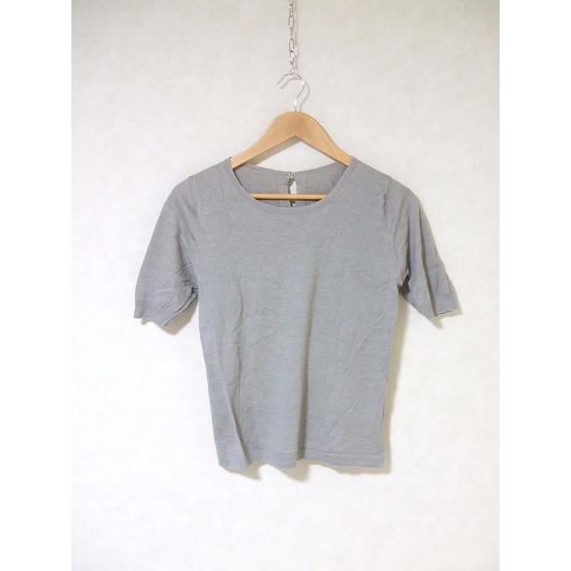 MARGARET HOWELL 578-262403 半袖 サイズ2 ニット グレージュ  