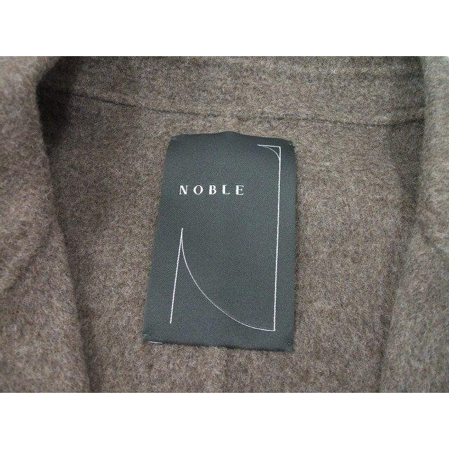 Spick and Span Noble W/Nリバーピークドマキシコート 定価64900円 サイズ36 ロング コート 21AW グレージュ レディース スピック＆スパン ノーブル【中古】2-1110A◆ Spick and Span Noble W/Nリバーピークドマキシコート 36 ロング