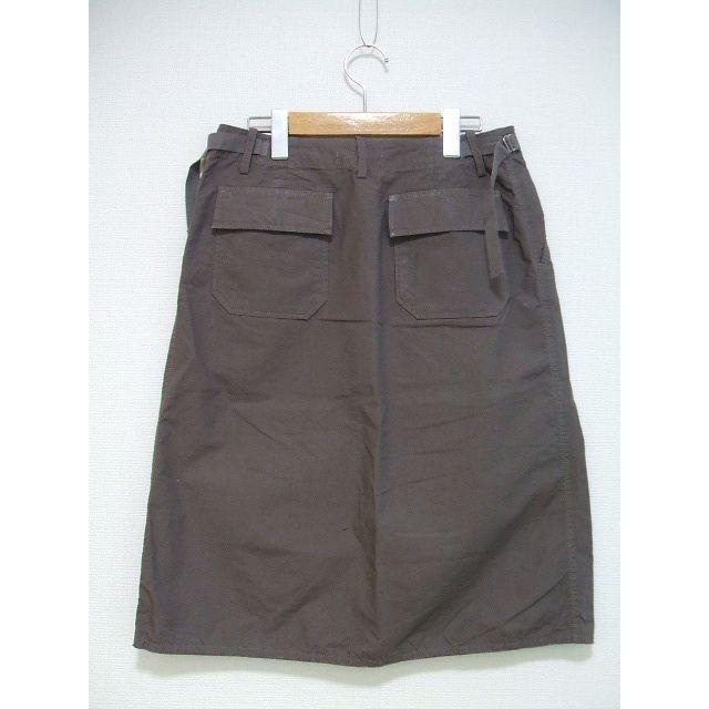 n100 コットンポプリンアーミースカート nf-1002 スカート グレー  