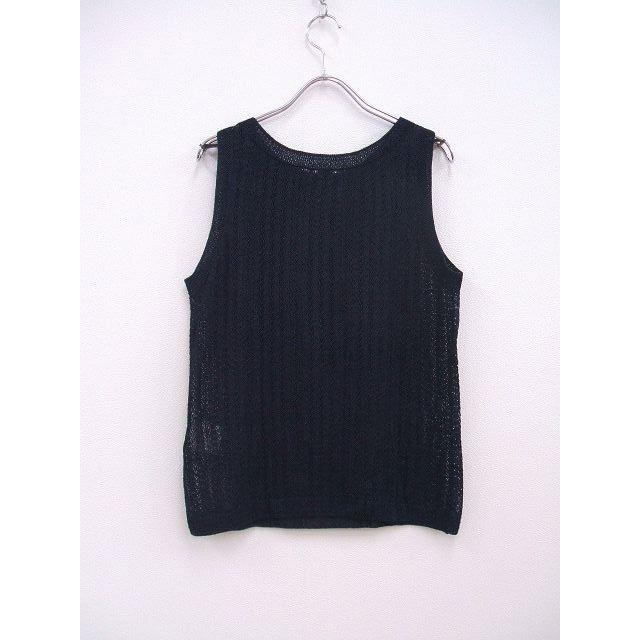 45R 45R/45rpm ギマニットのノースリーブトップ（インディゴ） 定価  