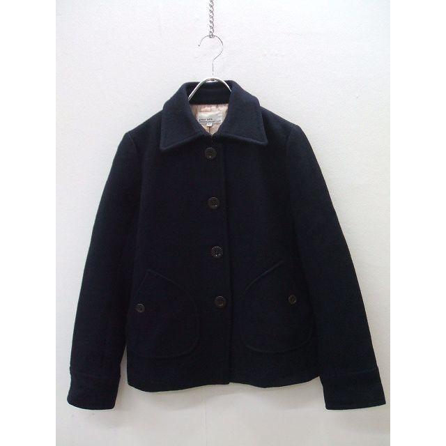 green label relaxing ショート丈 サイズM コート ネイビー レディース 