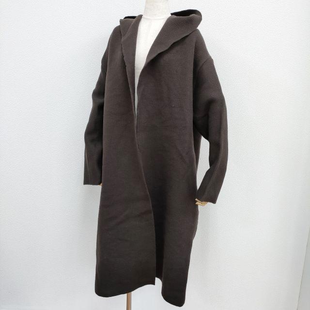 ADAWAS ウールニットエアリーフーデッドコーディガン 定価41800円  