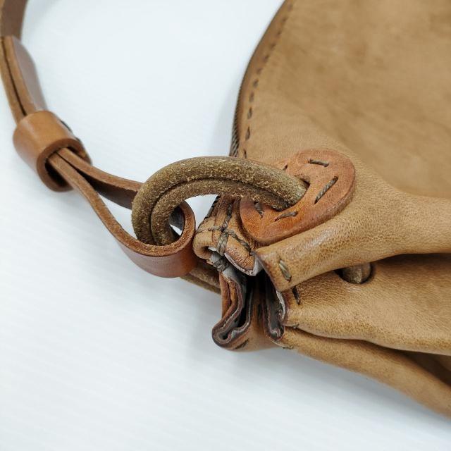 HENRY BEGUELIN MARGOT XS オミノ刺繍 タッセルレザー ショルダー 