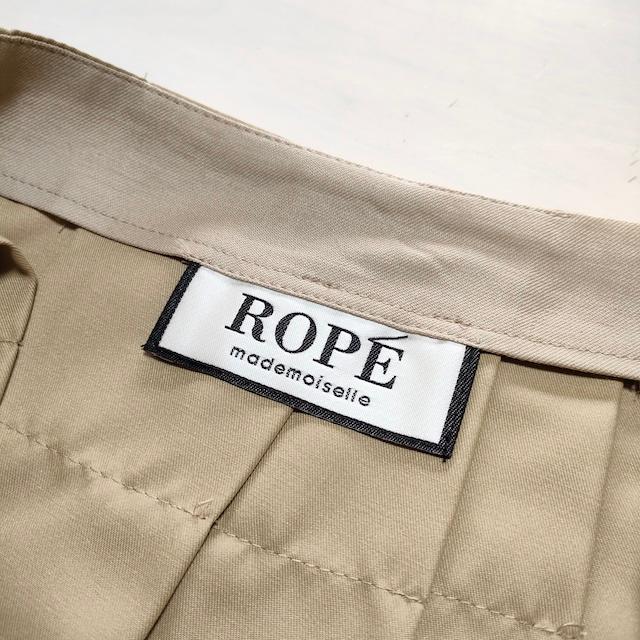 ROPE' mademoiselle タック サイズ38 スカート ベージュ ロペ 3-0613G 216581 : 216581 ...