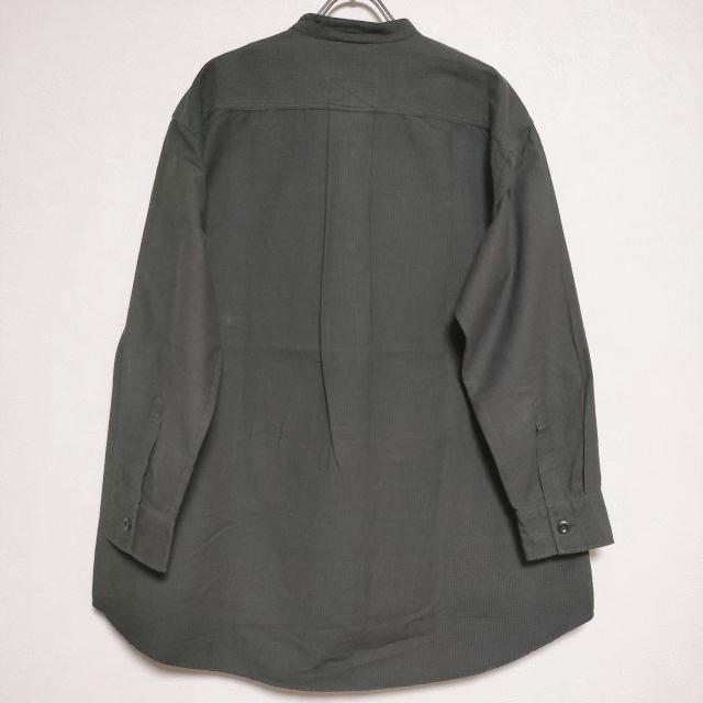 MHL. 595-1253514 UNEVEN CHECK COTTON アニヴェンチェック ブラウス 