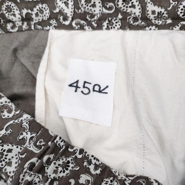 45R リネンコットン　ジャケット　羽織り　デニム　ステッチ　サイズ3 45R リネンコットン ジャケット 羽織り デニム ステッチ サイズ3