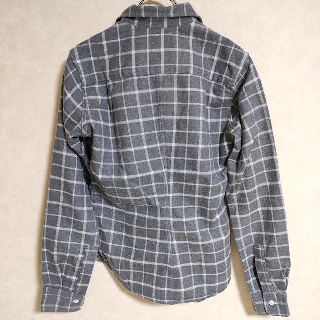 Frank&Eileen 【S】PAUL 長袖 ネルシャツ チェック グレー Frank&Eileen 【S】PAUL 長袖 ネルシャツ チェック グレー