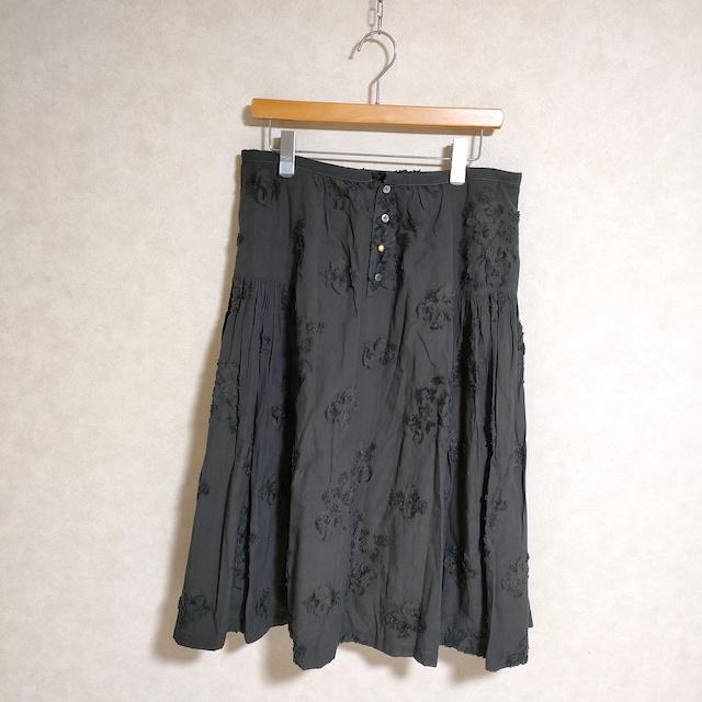 新品 gasa パッチワークスカートグレー系native もたれ掛かれ villge 