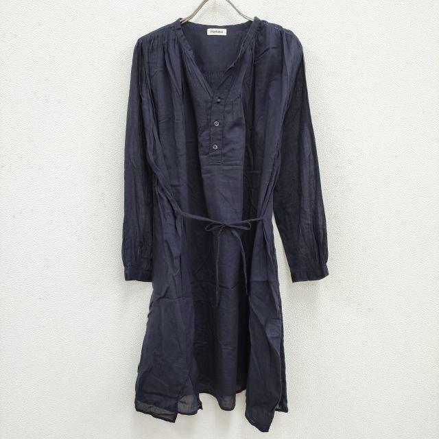 Plantation ギャザーチュニック 製品染め ワンピース サイズM  