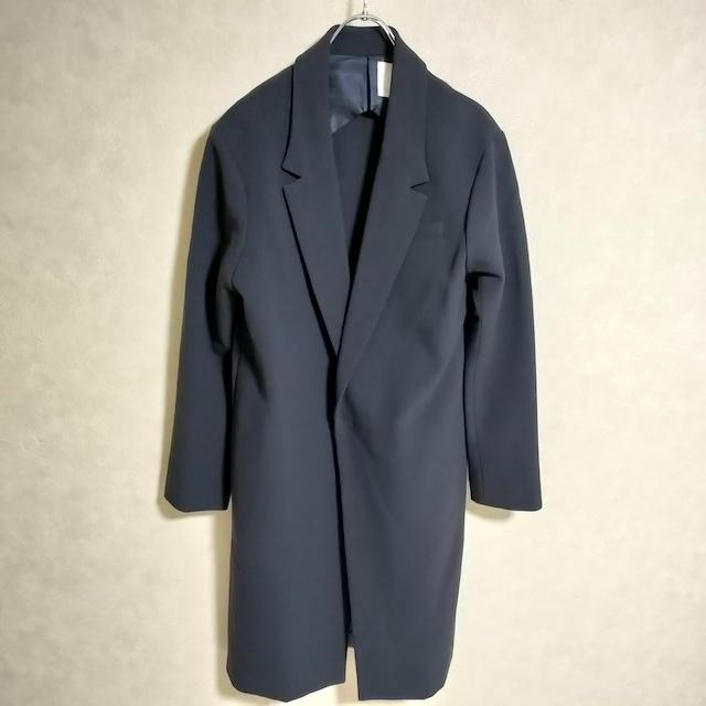 So 1:1 サイズF チェスターコート ブラック ソウワンバイワン 3-0818T  