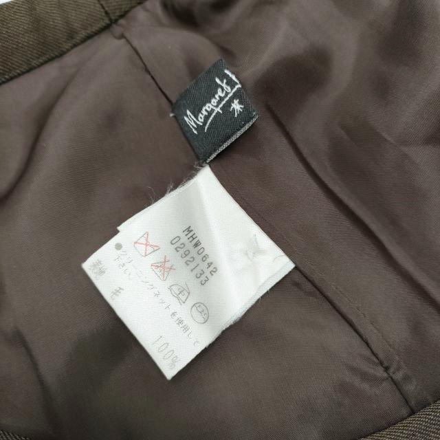 MARGARET HOWELL プリーツスカート ウール サイズ2 スカート ブラウン  