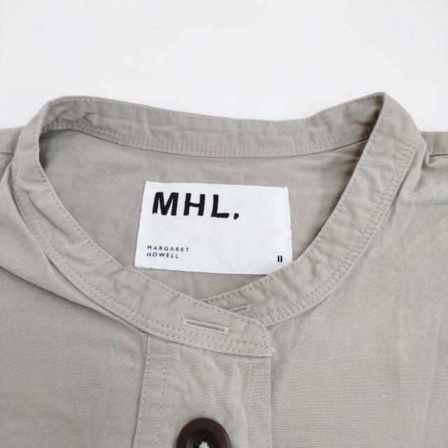 MHL. SANDED COTTON LINEN OP 595-3157501 定価28600円 サイズ2 