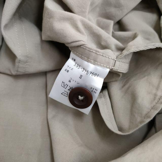 MHL. SANDED COTTON LINEN OP 595-3157501 定価28600円 サイズ2 