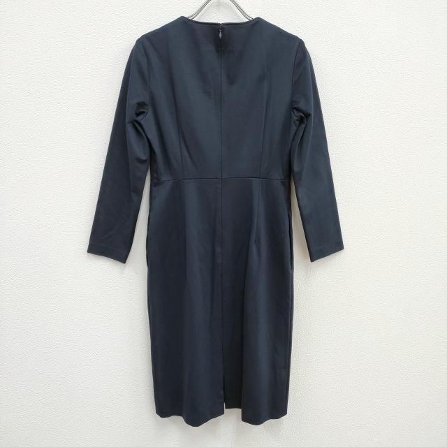 新品タグ付　ユナイテッドアローズ　ワンピース　ネイビー　38 UNITED ARROWS（ユナイテッドアローズ） サイズ38 長袖 ワンピース