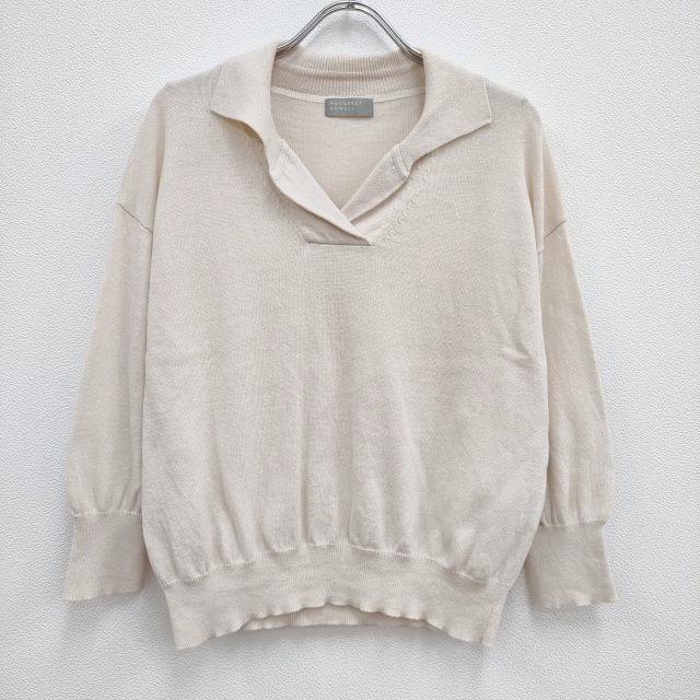 MARGARET HOWELL 578-3162003 COTTON HEMP 定価30800円 ニット 23SS 