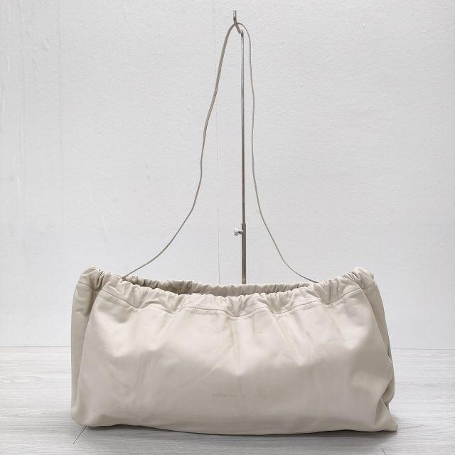 STUDIO AMELIA スタジオアメリア ドロストギャザークラッチバッグ 巾着 ショルダーバッグ クラッチバッグ ベージュ レディース【中古】3-1006G◎ STUDIO AMELIA スタジオアメリア ドロストギャザークラッチバッグ 巾着