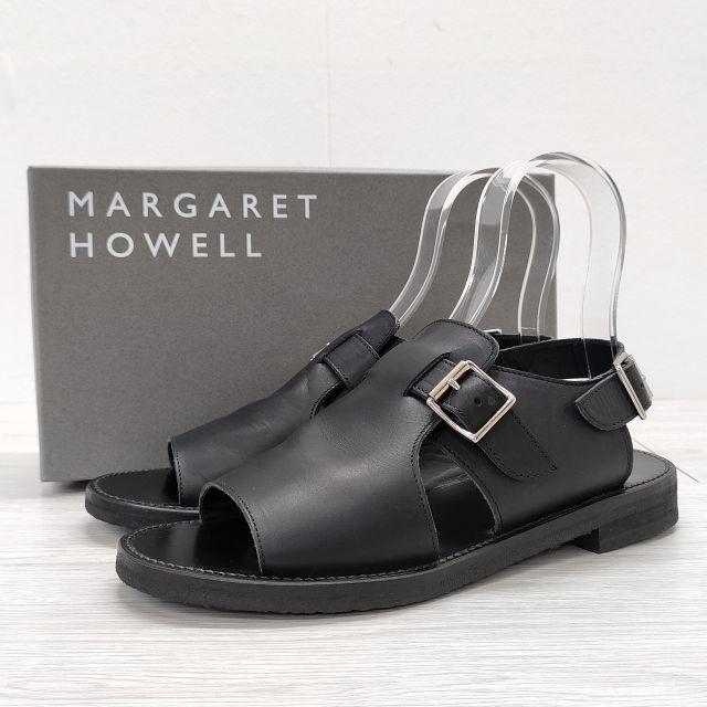 MARGARET HOWELL 23SS 578-3170003 OILED LEATHER SANDAL プレミアム 