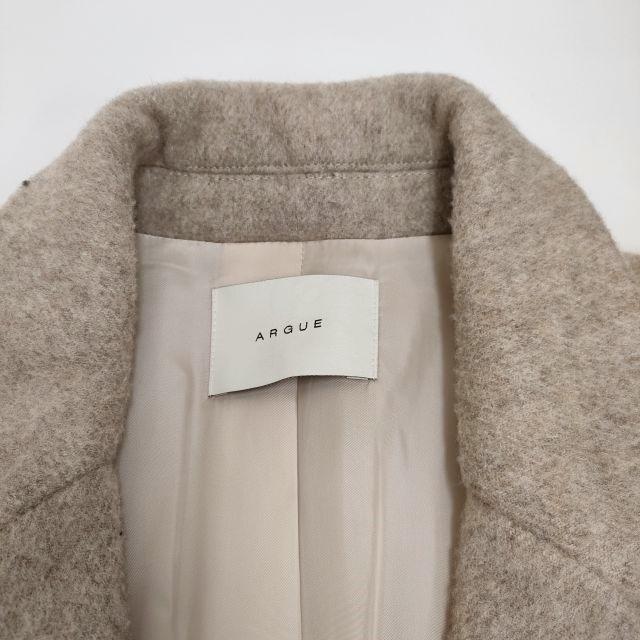 argue アギュー ALPACA WOOL BOXY COAT BEIGE 【公式通販】