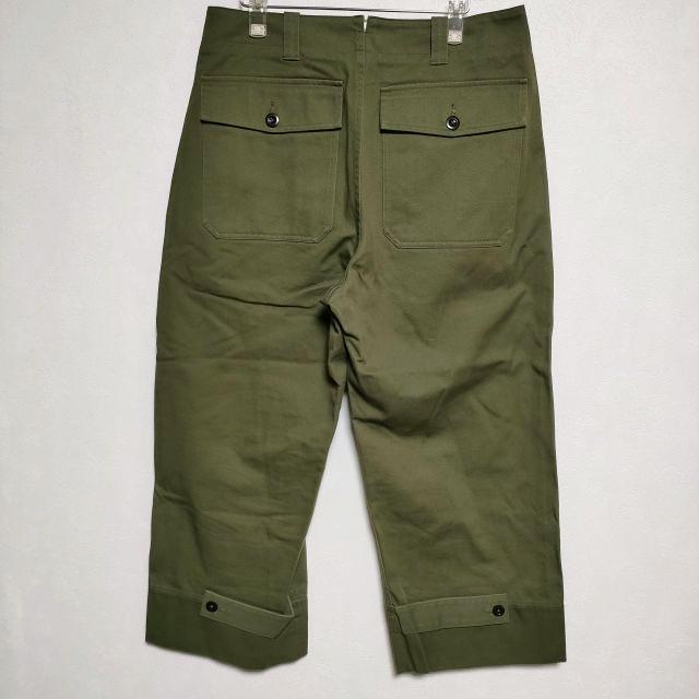 MHL. 596-0240502 ミリタリー コットン サイズL パンツ 2020 オリーブ 