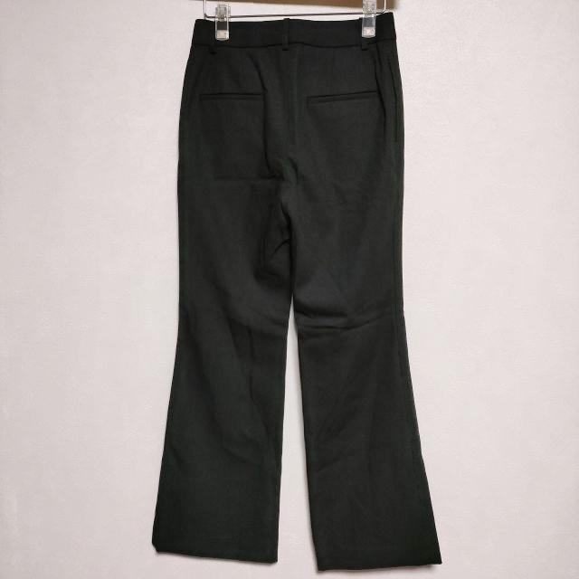 Deuxieme Classe standardパンツ ウール パンツ ブラック  