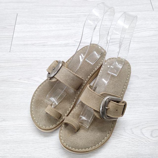 CAMINANDO BUCKLE SANDAL 定価19800円 サイズ36 スウェード サンダル 