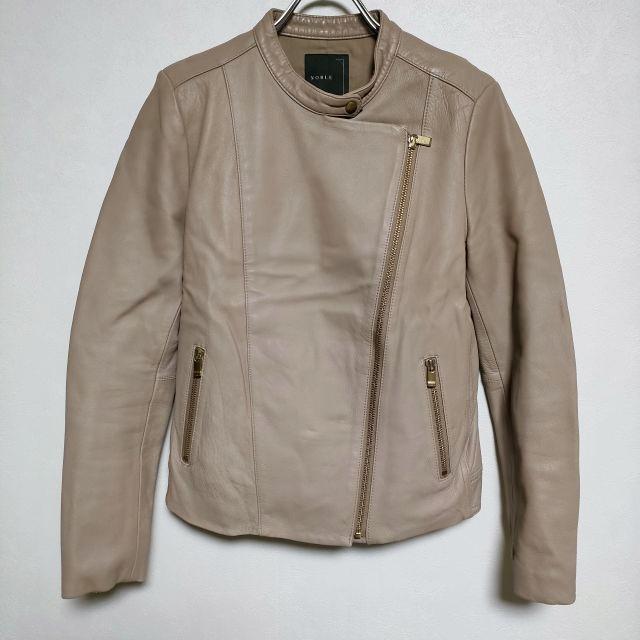 Spick and Span Noble シープスキン ソフトラムレザーライダース 
