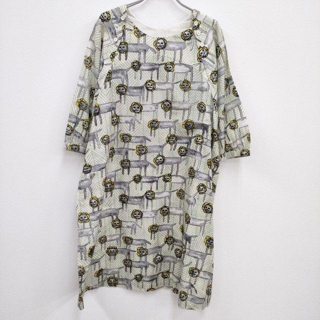 mina perhonen qs3819 look コットンシルク サイズ38 ワンピース  