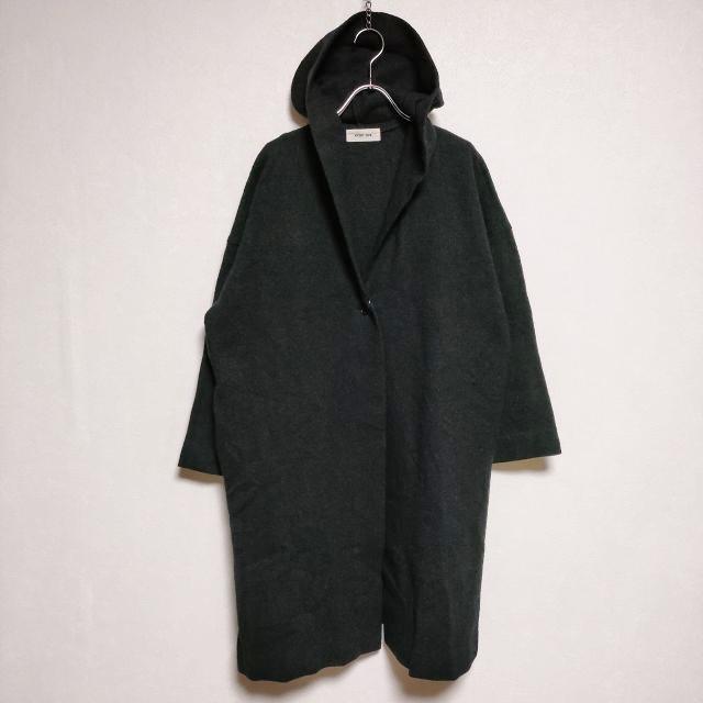 evam eva（エヴァムエヴァ） evam eva press wool hooded coat 定価