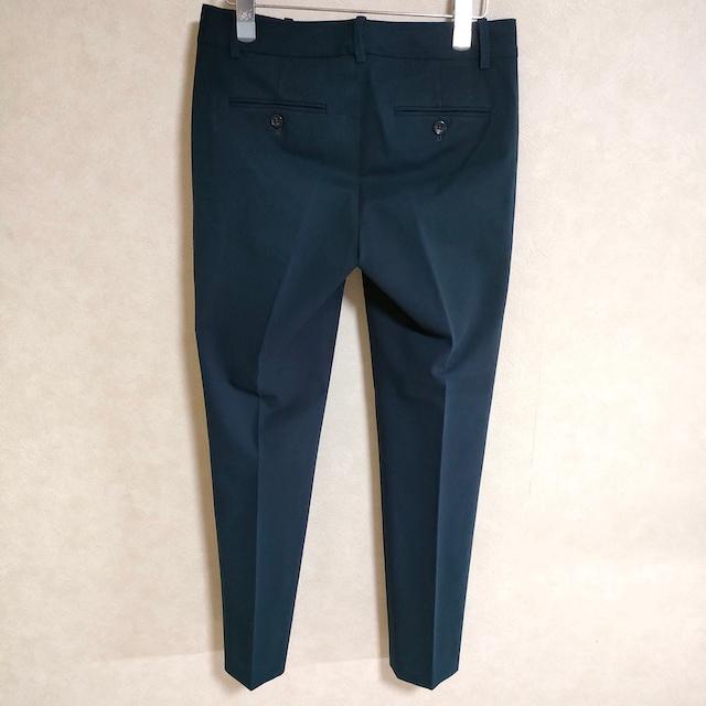 theory スラックス ストレッチ素材 センタープレス サイズ0 パンツ 