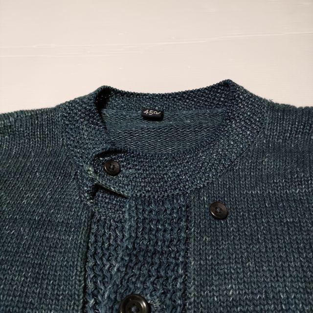 45R フォーティファイブアール　ダウンジャケット　インディゴ　綿　45rpm 45R（フォーティファイブアール） 45R/45rpm インディゴKNIT ALL 定価