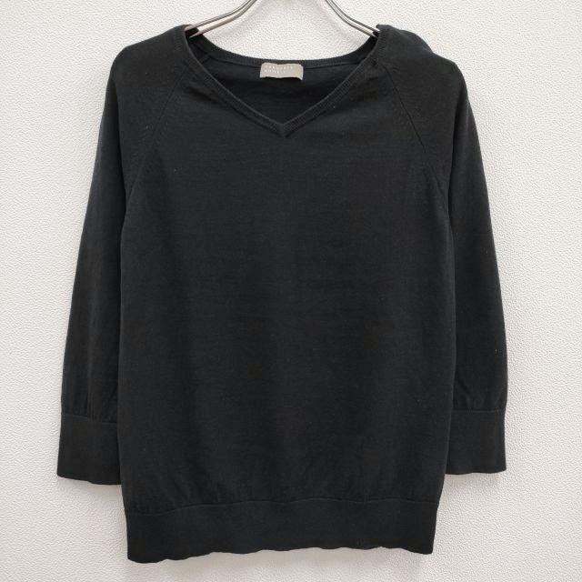 MARGARET HOWELL 578-163309 コットンカシミヤ サイズ2 Vネック ニット  