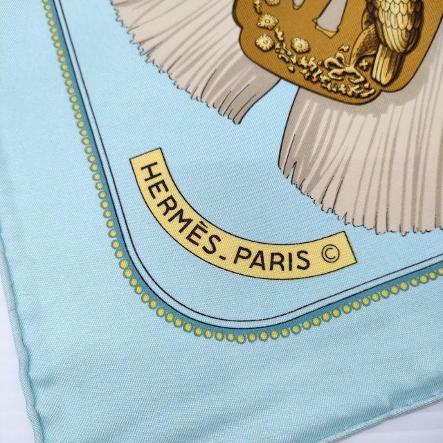 HERMES エルメス カレ90 スカーフ 【鍔】 HERMES カレ90 TSUBAS 鍔 ツバ シルク ヴィンテージ 88×88 大判