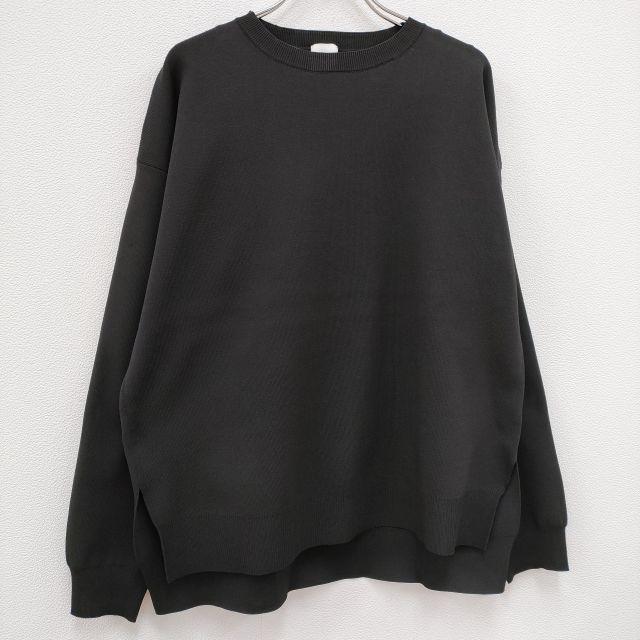 Spick and Span 23AW ウォッシャブルルーズクルーネックプルオーバー  