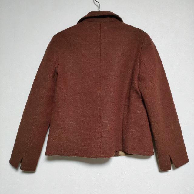 45rpm ウールジャケット 赤/size2 45R 45R/45rpm サイズ2 ウール カルゼ二重織 ジャケット ワイン