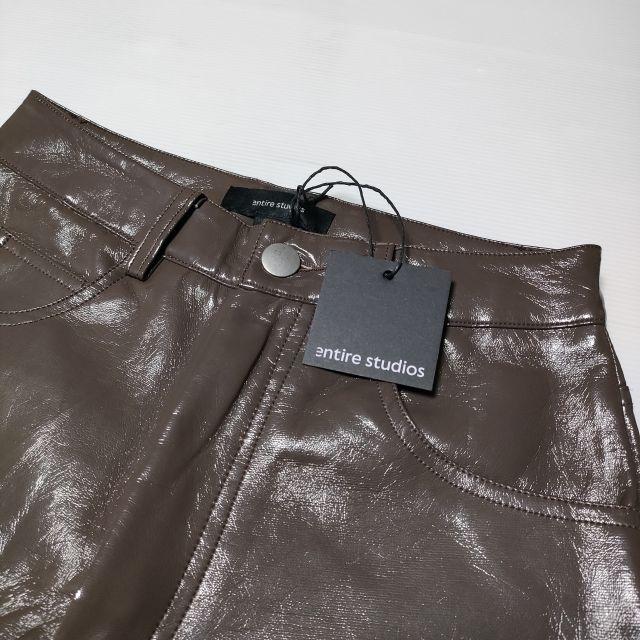 ENTIRE STUDIOS エンタイアスタジオ WET PANT フェイクレザー