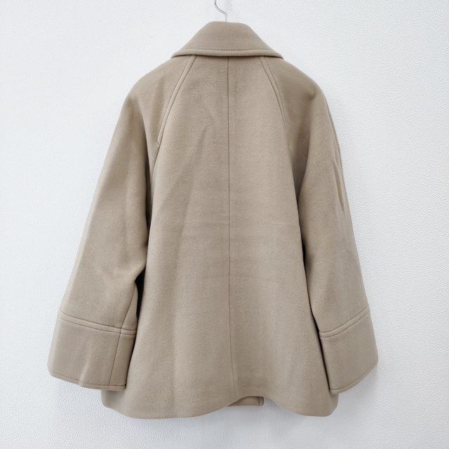 Spick and Span 新品 22AW W/Nyモッサステンカラーショートコート 