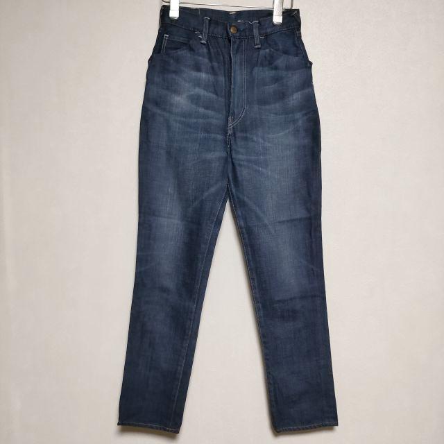 45R 45R/45rpm AD3000藍茜比女 加工 定価6万円 インディゴ デニム 
