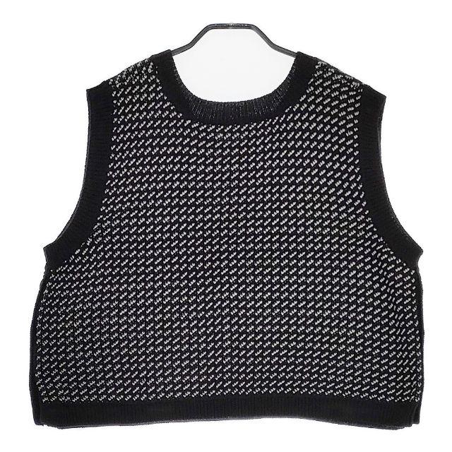 SM2 Samansa Mos2 新品 CLC-1608833 ジャガード前後着ニットベスト V