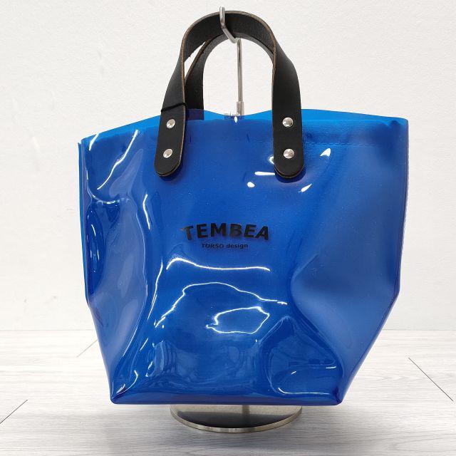 TEMBEA 新品 PVCビニール 定価16000円 トートバッグ ブルー テンベア 4 