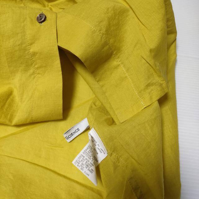 ARTS&SCIENCE リネン ピンタック 刺繍ブラウス シャツ ベージュ ARTS