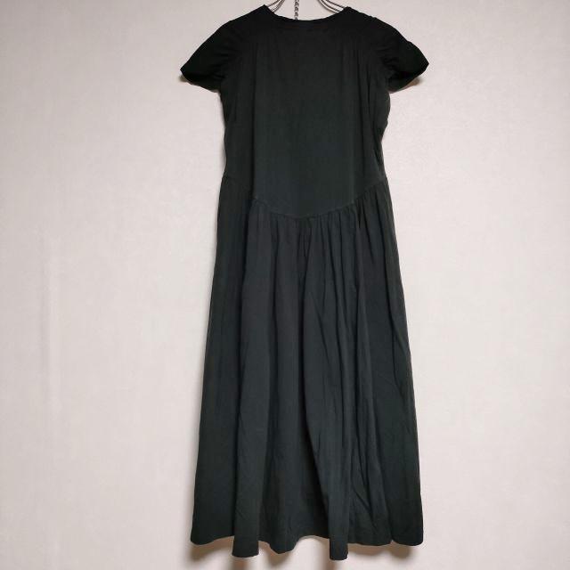 LIMI feu LD-T73-049 コットン ドレス ワンピース ブラック リミフゥ  