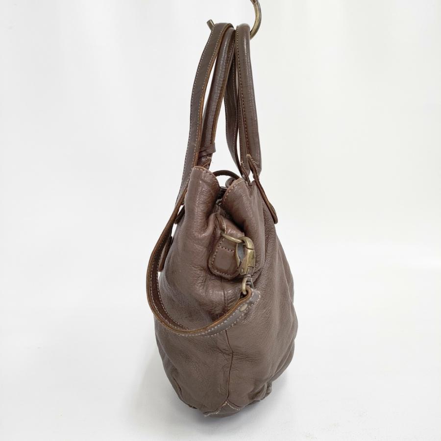 CHRISTIAN PEAU（クリスチャンポー） レザー 鍵付き 2way トートバッグ 