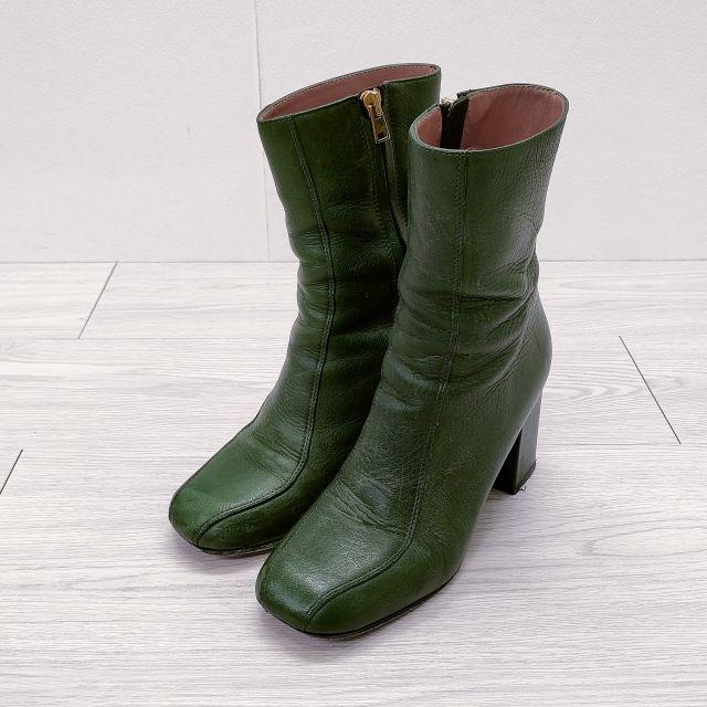 MARNI チャンキーヒール ショートブーツ 35サイズ ブーツ