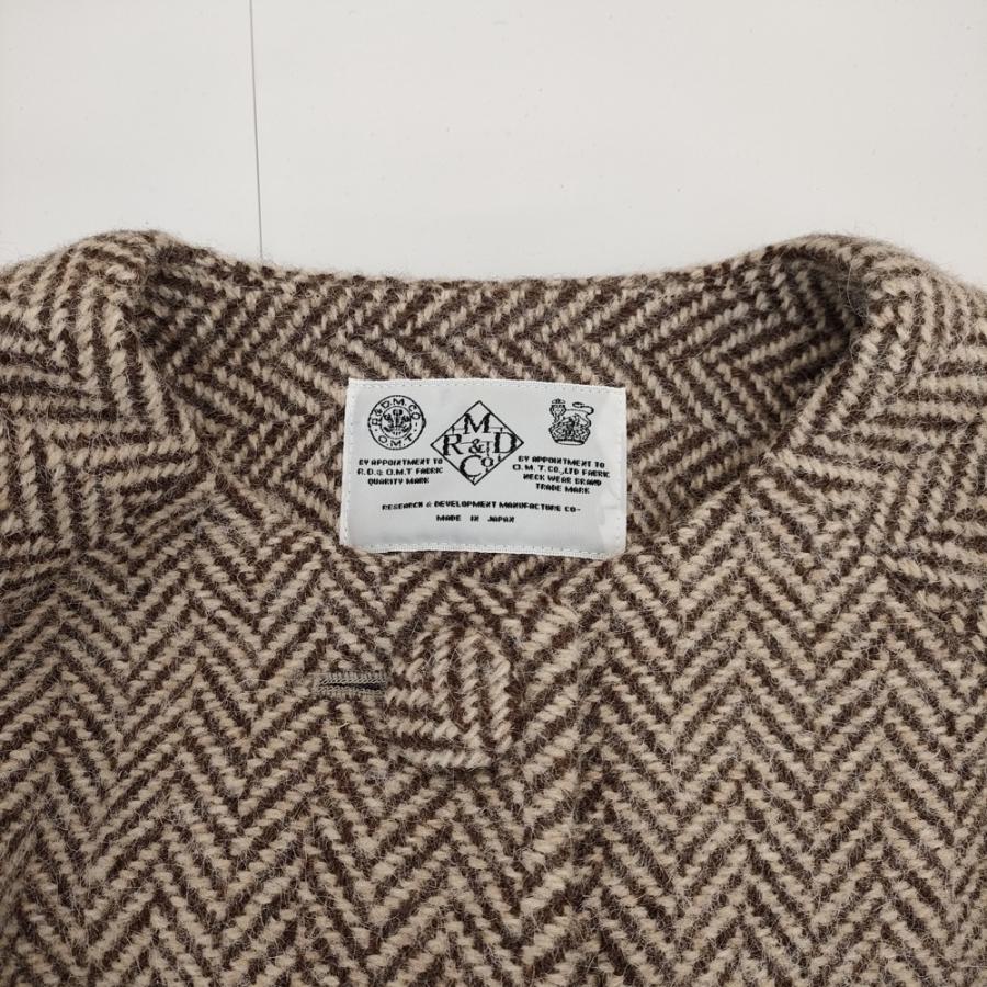 オールドマンズテーラーフロントジップリネンワンピース裏地付き