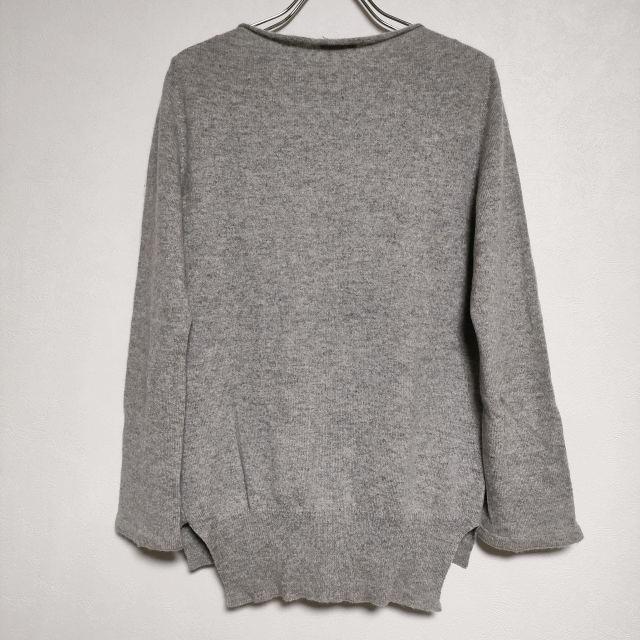 R&D.M.Co- カシミヤ100％ プルオーバー セーター ニット グレー